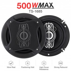 Pcinener Speaker Mobil HiFi 6 Inch 500W 2 PCS - TS-1685 - Black