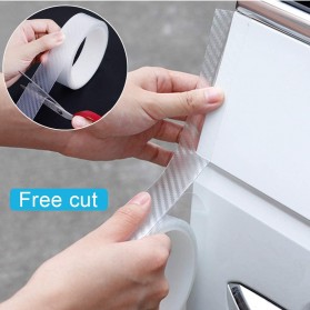 SEAMETAL Stiker Pelindung Mobil Car Scratchproof Protector Tape 70 mm x 3 m - C405 - Transparent - 3