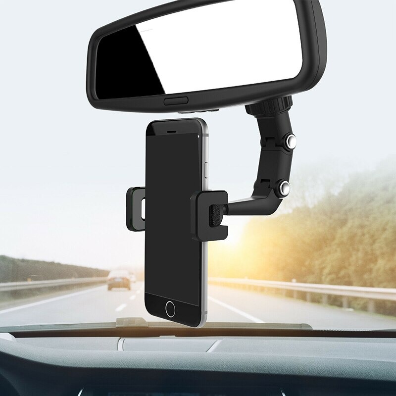 Gambar produk SEAMETAL Car Holder Smartphone Spion Mobil Rearview Bracket - C4139
