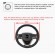 Gambar produk CARSUN Cover Setir Mobil Bahan Kulit Steering Wheel Cover - RZ502