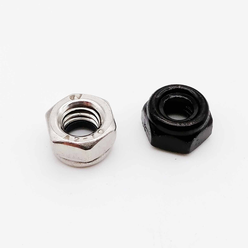 HZYUEGOU Mur Self Locking Hex Insert Lock Nut M3 25 PCS SSM3 Black