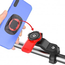 Alloet Smartphone Holder Sepeda Universal Bicycle Handlebar 2 Patch - JR-OK6 - Black