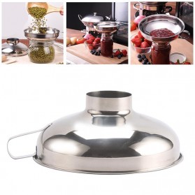 Aihogard Corong Bumbu Makanan Wide Mouth Funnel - A14 - Silver