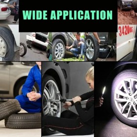 MUQZI Karet Tambal Ban Rubber Stud Tire Fast Repair Size L 10 PCS - LN122 - Black - 4