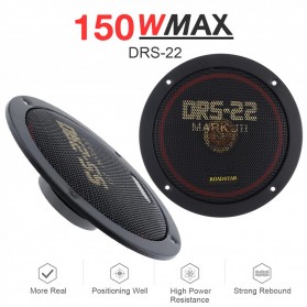 ROADSTAR Speaker Mobil HiFi 6.5 Inch 150W 2 PCS - DRS-22 - Black - 1