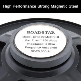 ROADSTAR Speaker Mobil HiFi 6.5 Inch 150W 2 PCS - DRS-22 - Black - 3