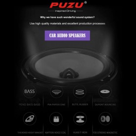 Puzu Speaker Mobil HiFi 4 Inch 70W 2 PCS - PZ-F4001 - Purple - 2