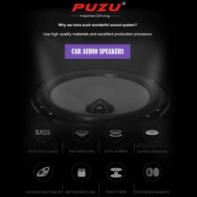 Puzu Speaker Mobil HiFi 5 Inch 80W 2 PCS - PZ-F5001 - Purple - 2