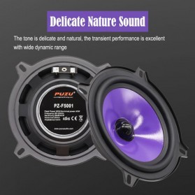 Puzu Speaker Mobil HiFi 5 Inch 80W 2 PCS - PZ-F5001 - Purple - 3