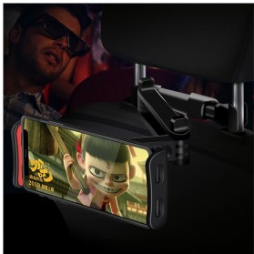 LHGJTP Backseat Smartphone Car Holder Mobil Flexible 360 Degree for Tablet 4.7-12.9 Inch - CRP938 - Black - 3