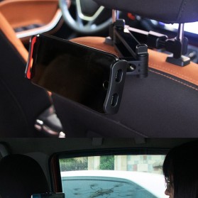 LHGJTP Backseat Smartphone Car Holder Mobil Flexible 360 Degree for Tablet 4.7-12.9 Inch - CRP938 - Black - 7