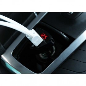 Remax Charger Mobil Alien Series Car Charger 2 USB 3.4A - RCC-208 - Black - 4