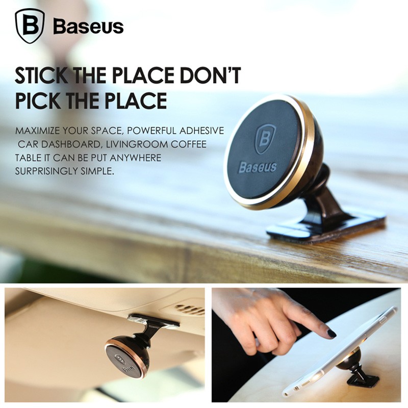 Gambar produk Baseus 360 Rotation Magnetic Car Holder Smartphone - SUGENT-NT0S