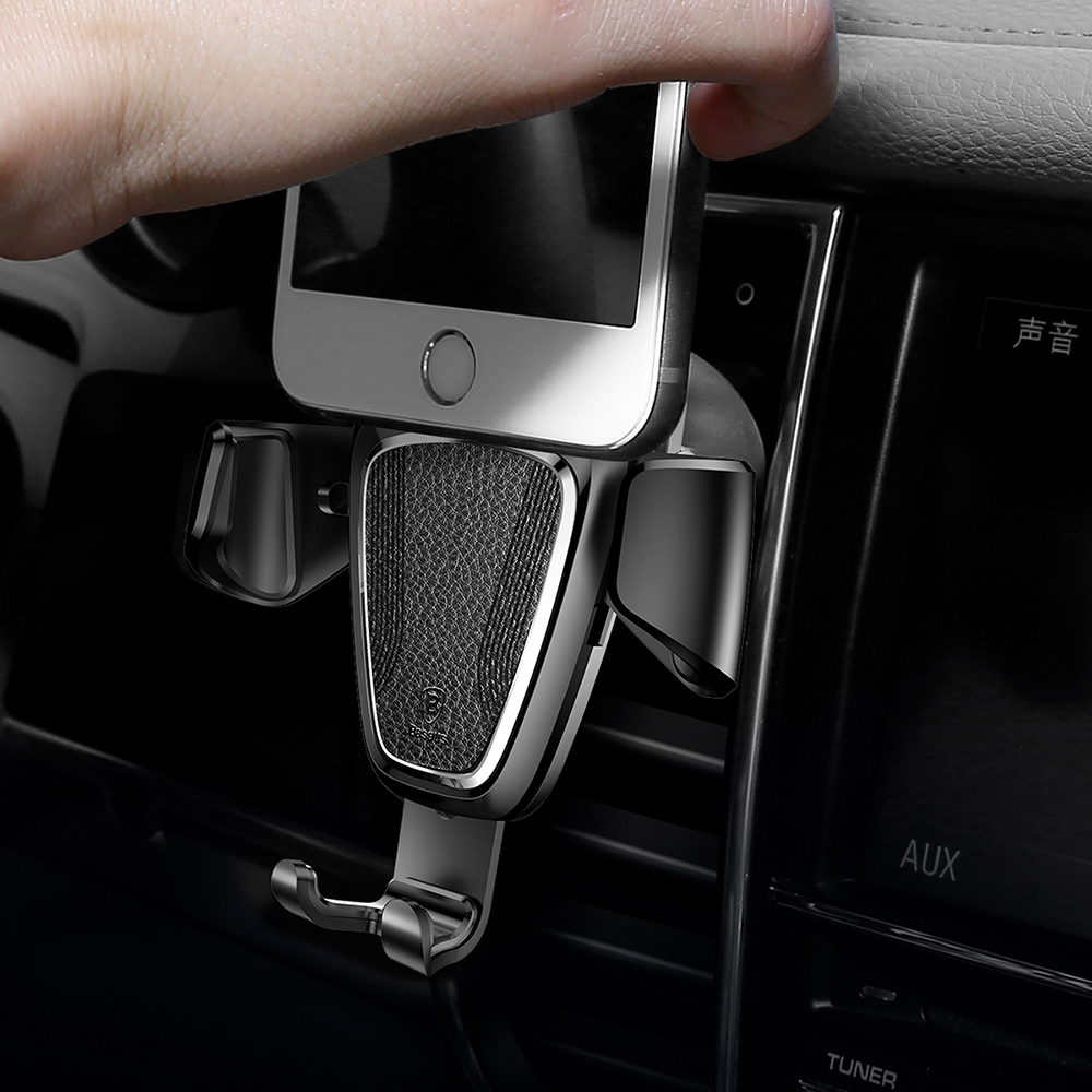 Baseus Air Vent Smartphone Car Holder Mobil Metal Design 