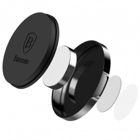 Baseus Small Ears Magnetic Car Holder Smartphone Flat Type - SUER-C01 - Black - 6