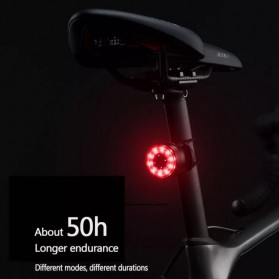 Rockbros Lampu Sepeda LED Taillight - Q1 - Black