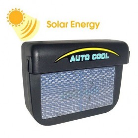 Ventilasi Udara Mobil Tenaga Solar - Black