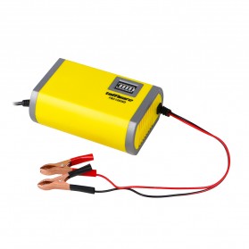 Taffware Charger Aki Portable Motorcycle Car Battery Charger 6A 12V - FBC1206D - Yellow - 1
