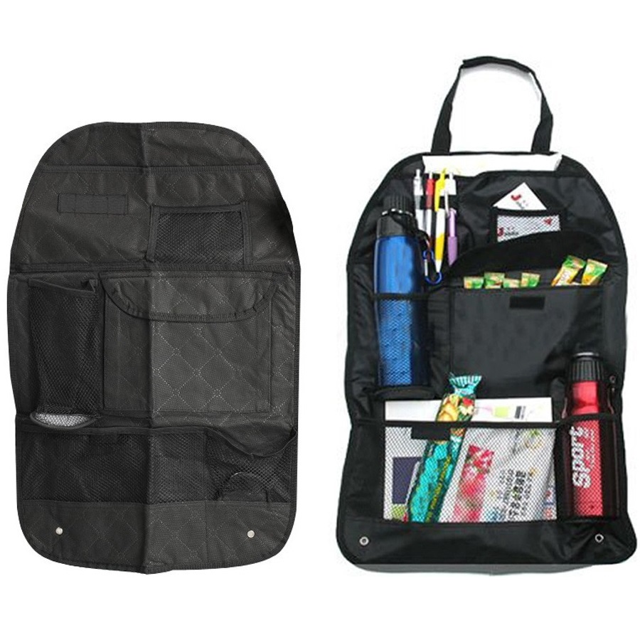 ... Six Pocket Back-seat Organizer with Umbrella Holder - Black - 2 ...