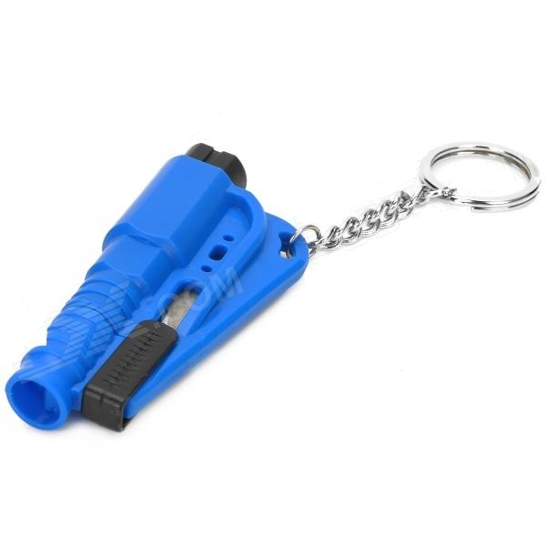 Multifunction 3in1 Tools Safety Hammer + Seat Belt Cutter + Whistle