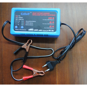 CATBO Charger Mobil Portabel 12V/6A + Fungsi Reparasi 2/6/10A - KTB - Blue - 2