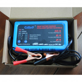 CATBO Charger Mobil Portabel 12V/6A + Fungsi Reparasi 2/6/10A - KTB - Blue - 5