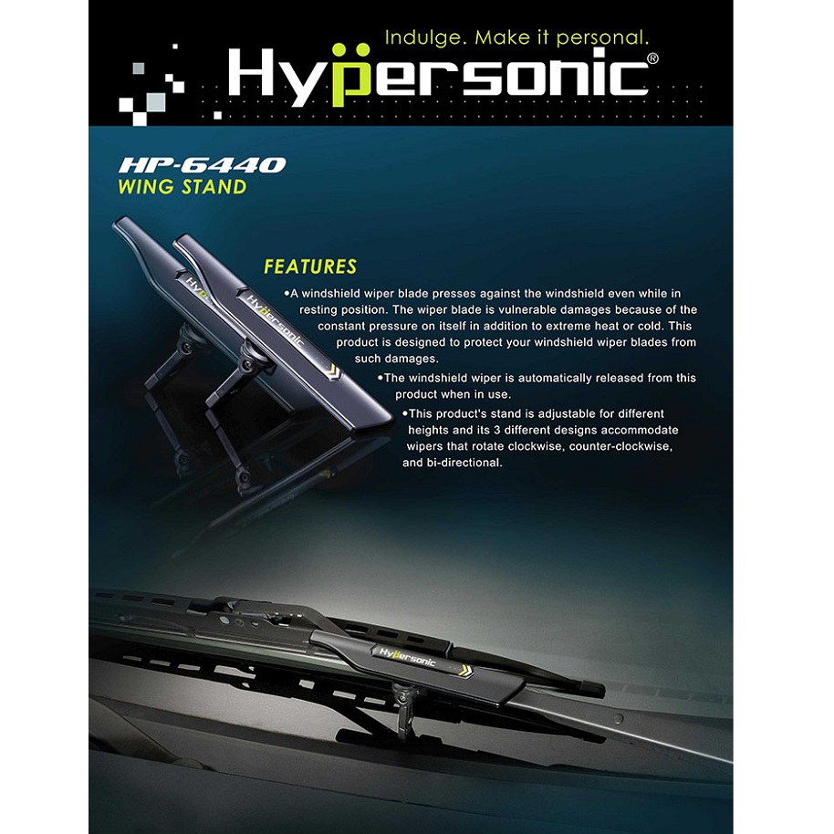 Hypersonic Wiper Stand HP6440 Black JakartaNotebookcom