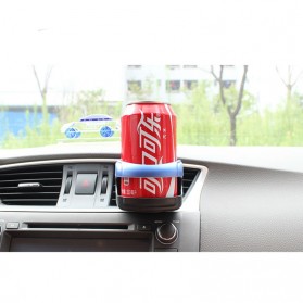 Hengtu Car Air Vent Drink Holder Tempat Minuman Kaleng Mobil - KMS-53 - Black - 3