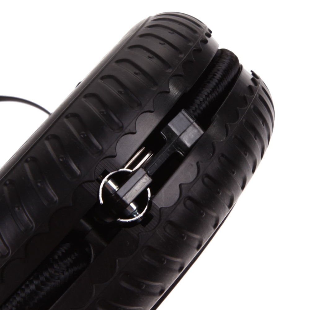 Portable Motorcycle Tire Air Compressor 12V 260 PSI Black