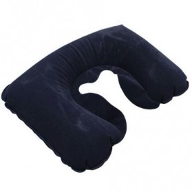 YMYQ Bantal Leher Inflatable Travel Pillow Air - JJ2821 - Black