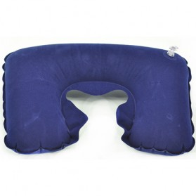 YMYQ Bantal Leher Inflatable Travel Pillow Air - JJ2821 - Gray - 4