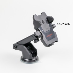 Taffware Car Holder for Smartphone with Suction Cup - T003 - Black - 8