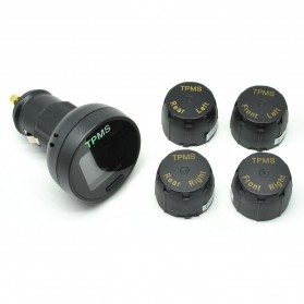 Victor Monitor Tekanan Ban Mobil TPMS Diagnostic Tool with 4 External Sensor - VT-TP1002 - Black - 1