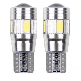 HLXG Lampu Mobil Headlight LED T10/W5W/168 SMD 5630 5W 2 PCS - White