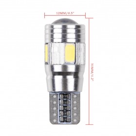 HLXG Lampu Mobil Headlight LED T10/W5W/168 SMD 5630 5W 2 PCS - White - 5