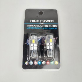HLXG Lampu Mobil Headlight LED T10/W5W/168 SMD 5630 5W 2 PCS - White - 6
