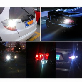 Lampu Rem Mobil LED 1156 BA15S P21W 2PCS - White - 3