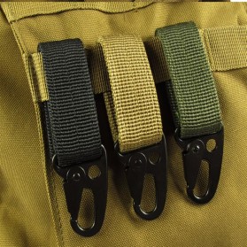 ACOMS Quickdraw Carabiner Military Tactical Nylon Belt - HW74 - Black - 8