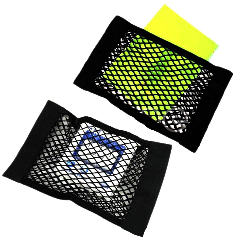 Kantong Aksesoris Kursi Mobil Jaring-Jaring Velcro 40cm x