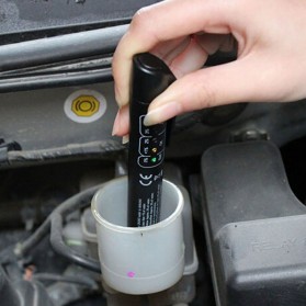 Brake Fluid Tester Minyak Rem 5 Indikator LED - HBOBRK - Black