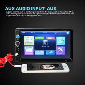 AMPrime Tape Audio Mobil Media Player Universal Bluetooth Touch Screen - Black - 5