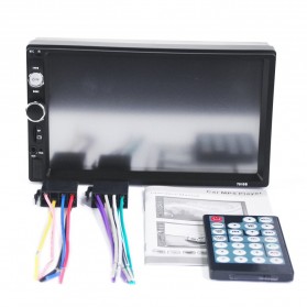 AMPrime Tape Audio Mobil Media Player Universal Bluetooth Touch Screen - Black - 6