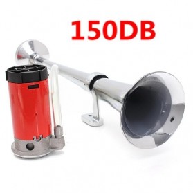 OTOHEROES Klakson Trompet Mobil Loud Air Horn 150 dB 12 V - JD4001 - White - 2