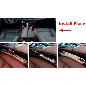 Storebox Car Seat Gap Filler Pembatas Tempat Duduk Mobil - C37422 - Black - 2