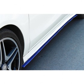 SAMURAI Stiker Carbon Fiber Anti Collision Strip Bumper Mobil 2.5 m - TY317054 - Black - 7