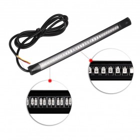 Lampu LED Strip Indikator Rem dan Sein Sepeda Motor - Black - 4