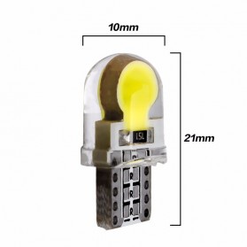 LuxStar Lampu Mobil Headlight LED T10 W5W COB 2 PCS - White - 6