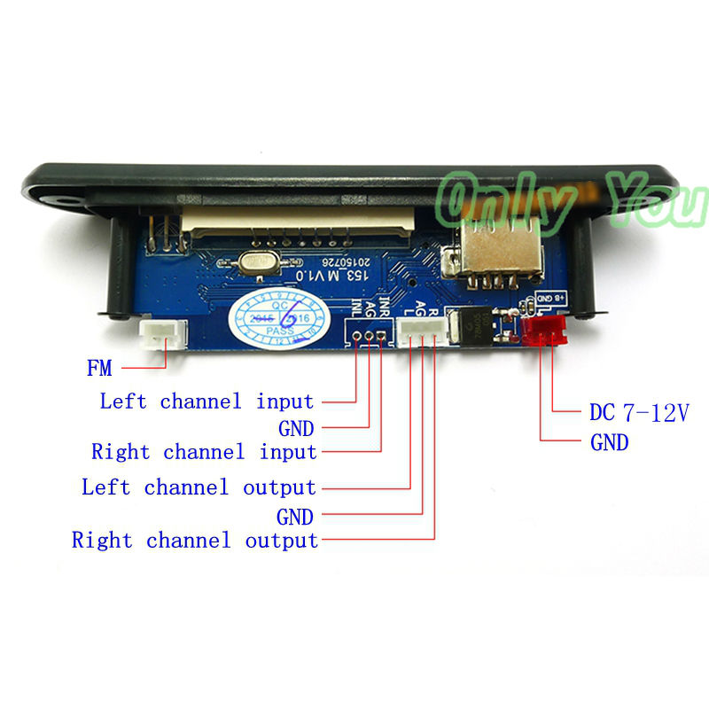 Digital Decoding Board Bluetooth SD Card FM Radio Digital Decoding Board Bluetooth SD Card FM Radio