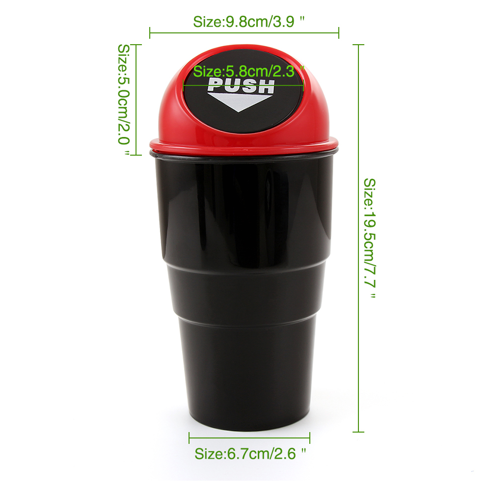 Tempat Sampah Mini Multifungsi untuk Mobil Car Trash Bin