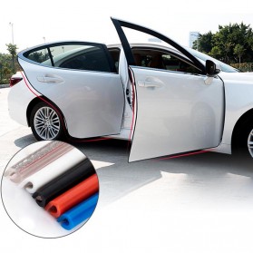 OTOHEROES KAHNOS Rubber Strip Dekorasi Pintu Mobil Anti Collision 5M - QW556 - Black